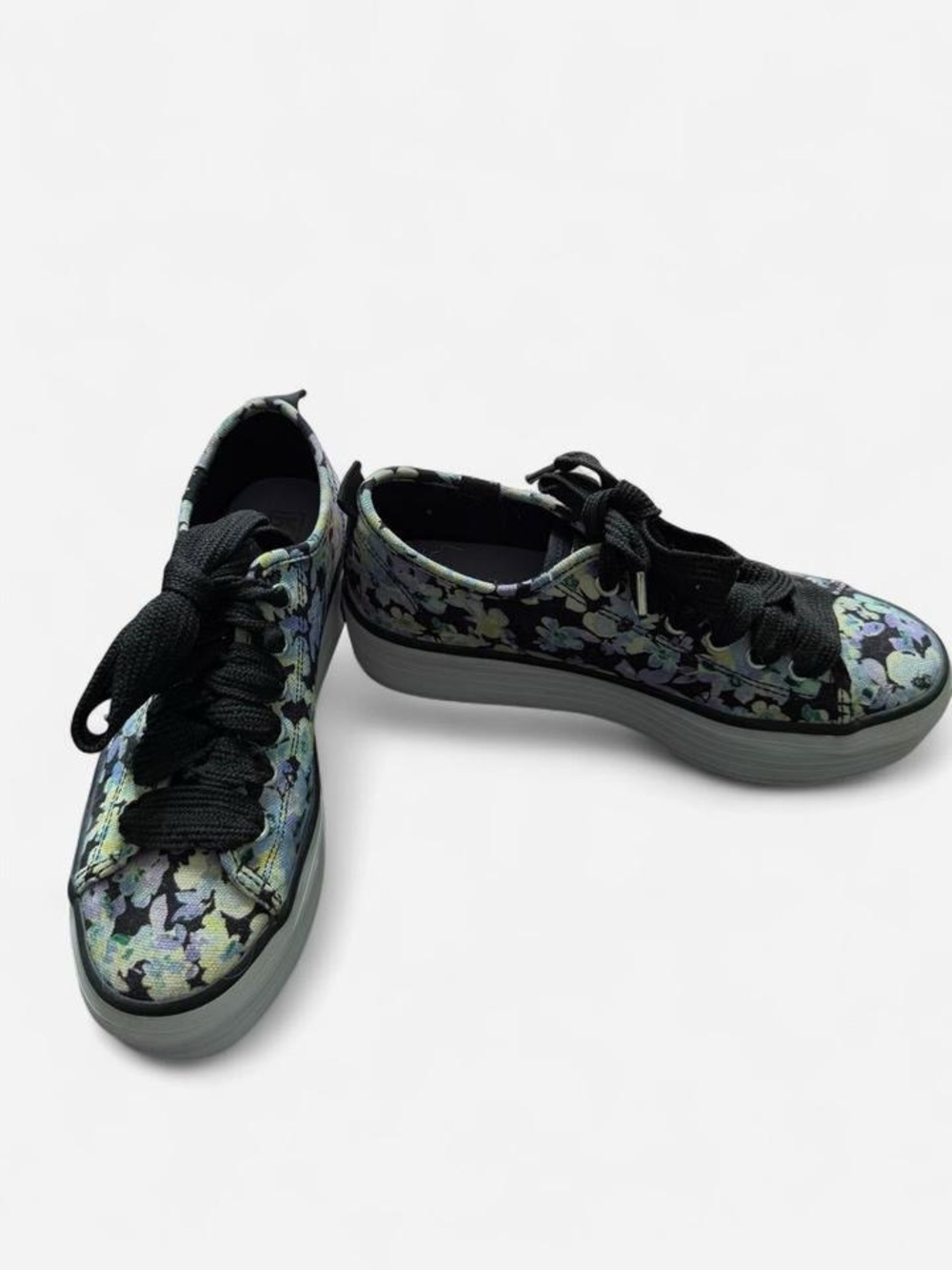 Keds | Blue Floral Print | Platform Sneakers | Size 6